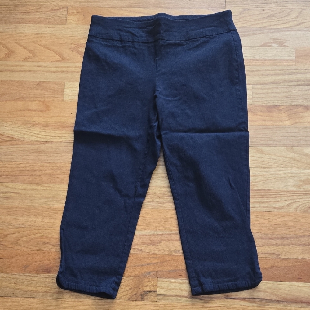 Women's Pull On Navy Blue Pants